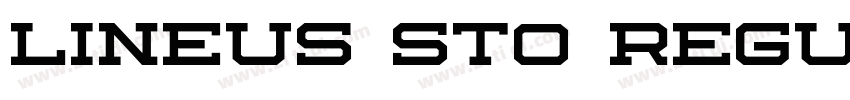 Lineus StO Regular字体转换